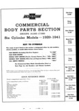 Previous Page - Master Parts List Six Cylinder Models August 1941
