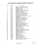 Previous Page - Parts Illustration Catalog January 1972