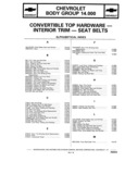 Previous Page - Chassis and Body Parts Catalog P&A 14 May 1981